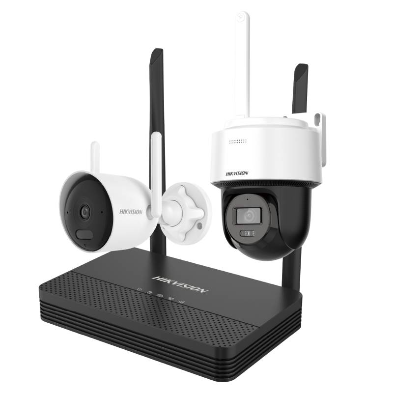 Hikvision DS-J142I(STD)/NKS424WBPH комплект видеонаблюдения 4MP (1 bullet + 1 PTDome + Видеорегистратор)