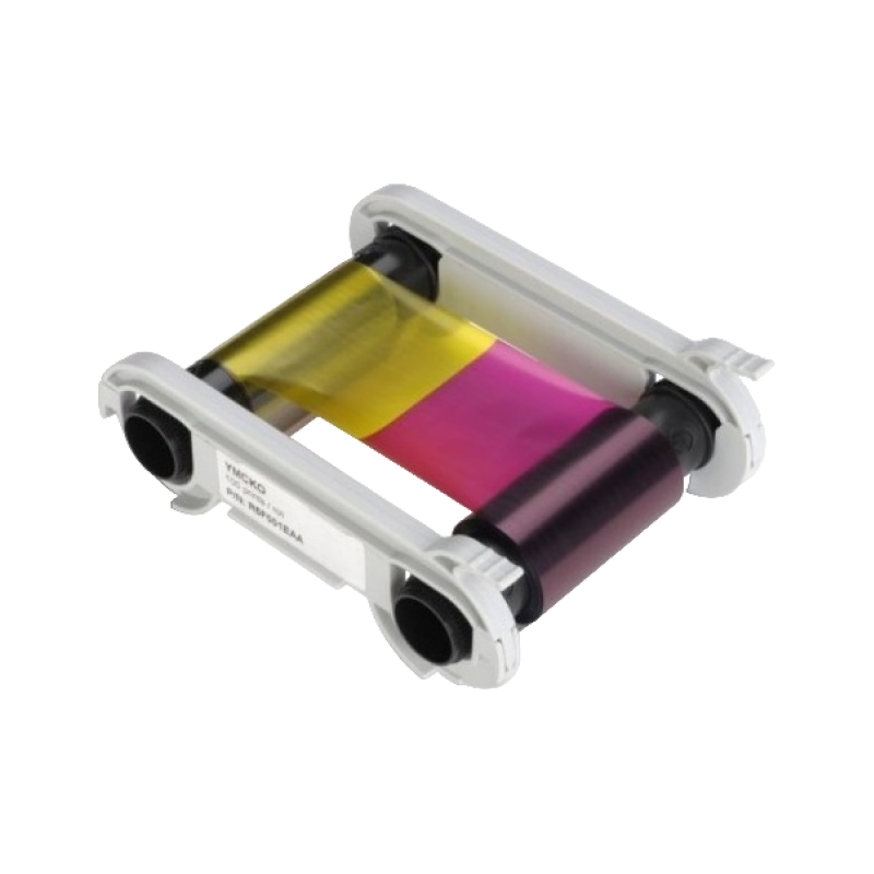 Evolis R5H204M100 Лента 1/2-панельная для цветной печати YMCKO, 400 отпечатков