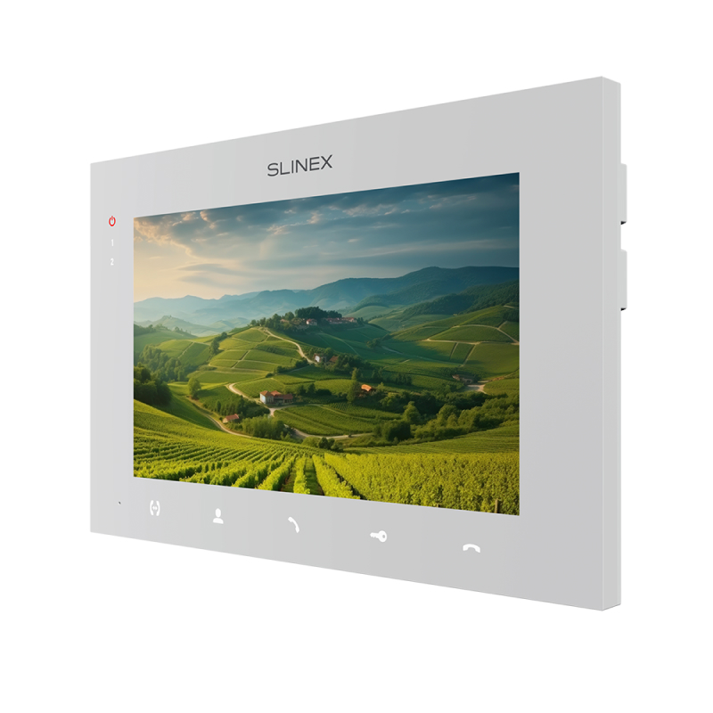 Slinex SQ-07MTHD цвет белый. 7" AHD Домофон с сенсорным экраном высокого разрешения