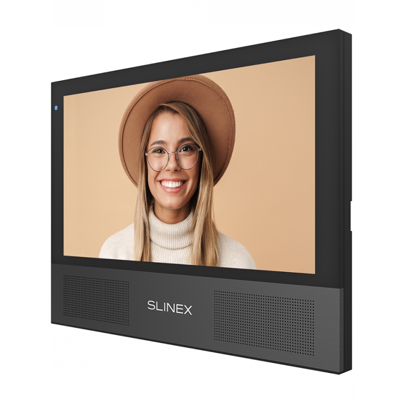 Slinex Sonik-7 AI цвет черный. 7" AHD Видеодомофон с переадресацией и AI Human Detection