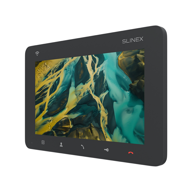 Slinex SM-07N Cloud цвет графит. 7" Компактный видеодомофон с функцией переадресации вызова