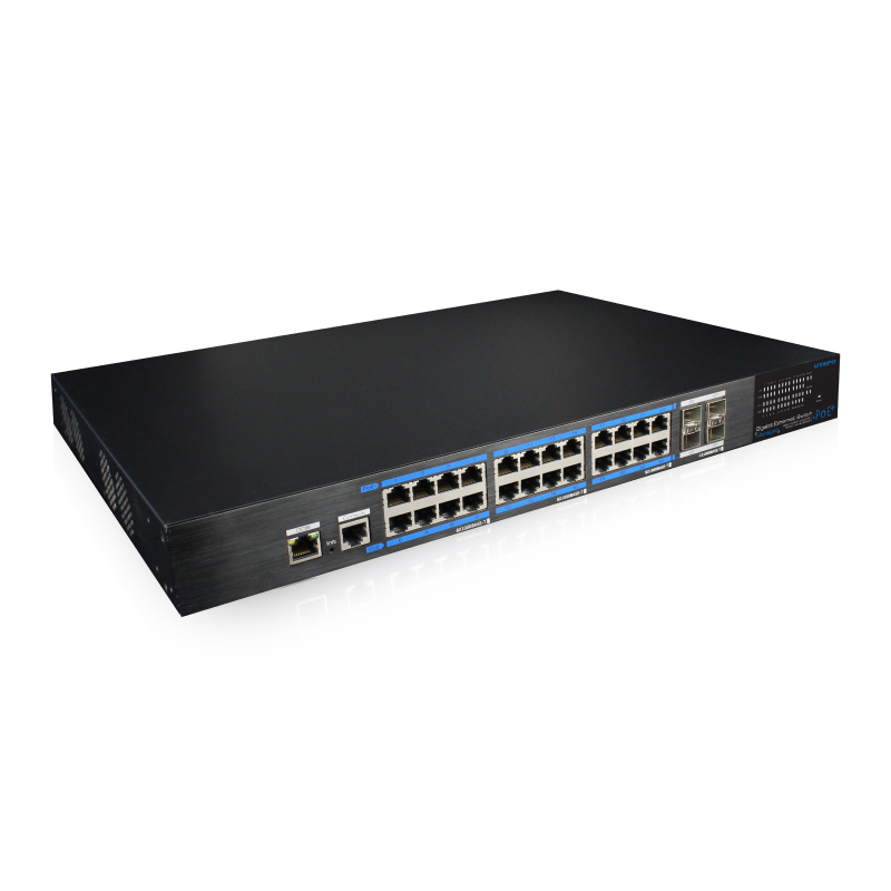 UTEPO UTP7524GE-POE-4GF Коммутатор 24-портовый управляемый PoE