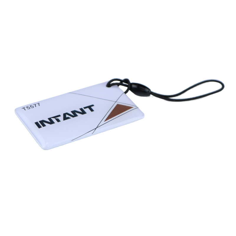 TD-KEYFOB012-T5577 RFID-брелок из эпоксидной смолы, водонепроницаемый (INT/корич./белый) EM-Marine.