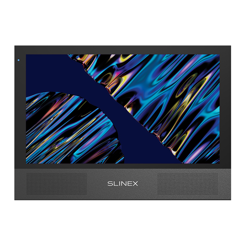 Slinex Sonik-10 цвет черный. 10" AHD Домофон с сенсорным экраном, динамиками и сменными панелями