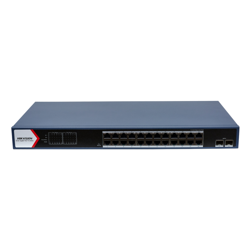 Hikvision DS-3E1726HP-SI-24P2X Коммутатор 24-портовый PoE