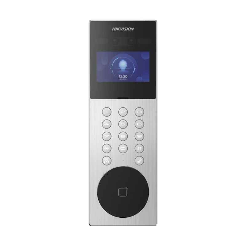 Hikvision DS-KD9203-ME6 многоабонентская вызывная IP панель с биометрическим считывателем