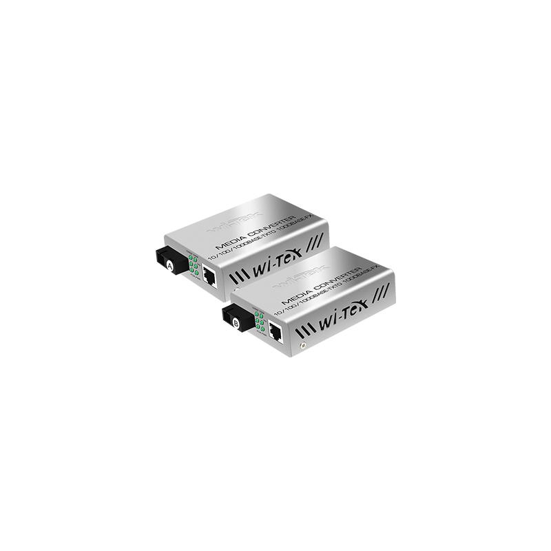 Wi-Tek WI-MC101M Медиаконвертер 100M SFP (комплект из 2 штук)