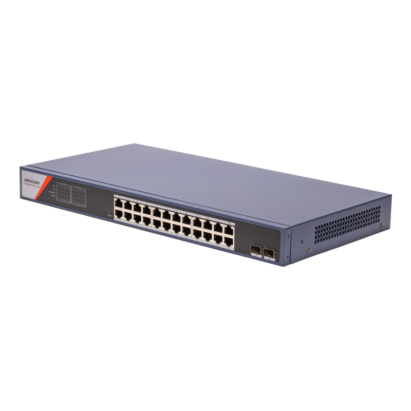 Hikvision DS-3E1526P-SI-24P2F Коммутатор 24-портовый PoE
