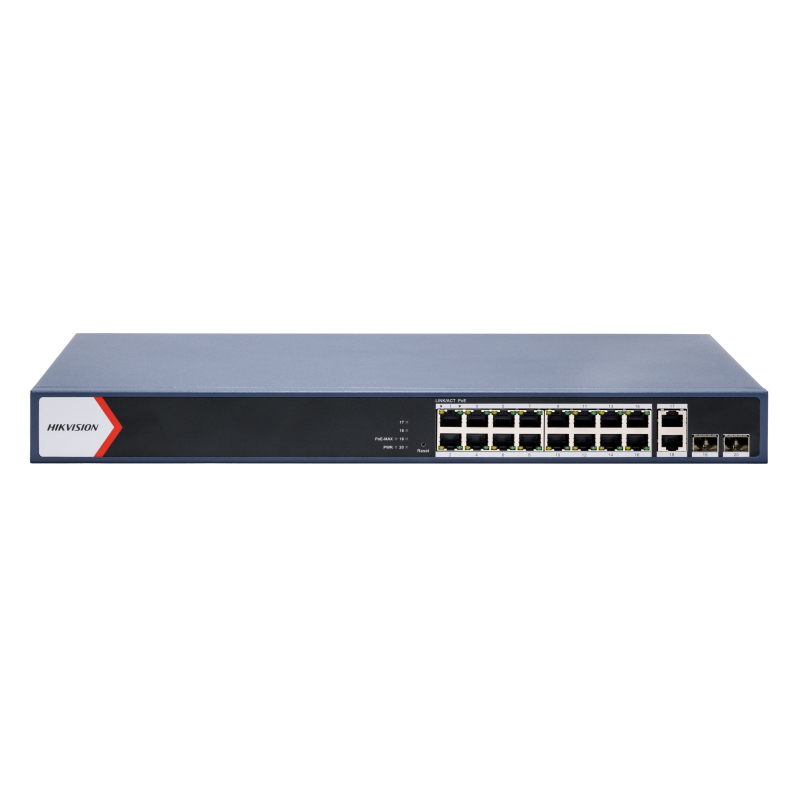Hikvision DS-3E1520P-EI Коммутатор 16-портовый PoE