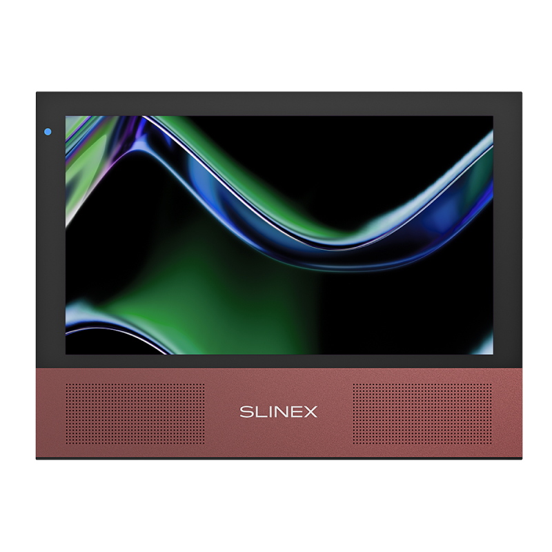 Slinex Sonik-7 цвет черный. 7" AHD Домофон с сенсорным экраном, стерео динамиками и сменными панелями