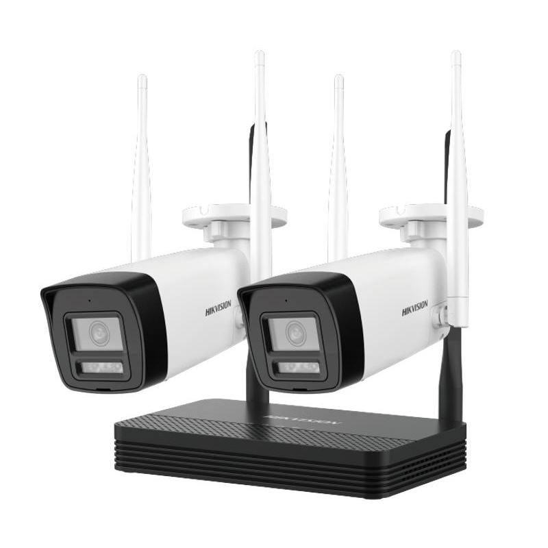 Hikvision NKS424W0H Wi-Fi комплект видеонаблюдения 4MP (2 Видеокамеры IP+ Видеорегистратор)