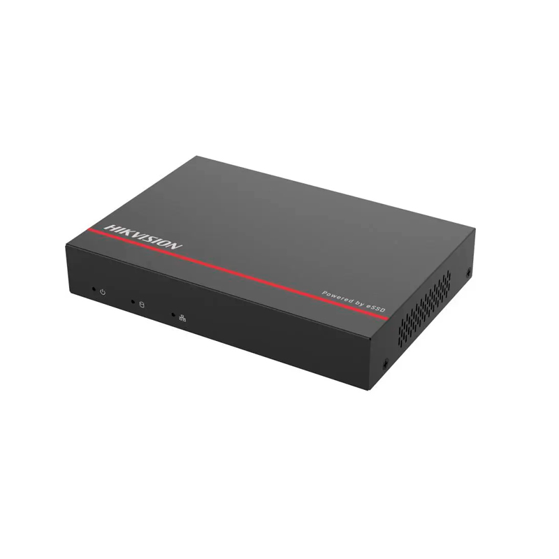 Hikvision DS-E04NI-Q1/4P (SSD 1T) 4-канальный IP мини видеорегистратор с POE