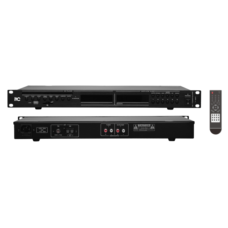 ITC T-2221 Проигрыватель CD/MP3 с SD флеш картой 4GB и AM-FM тюнером